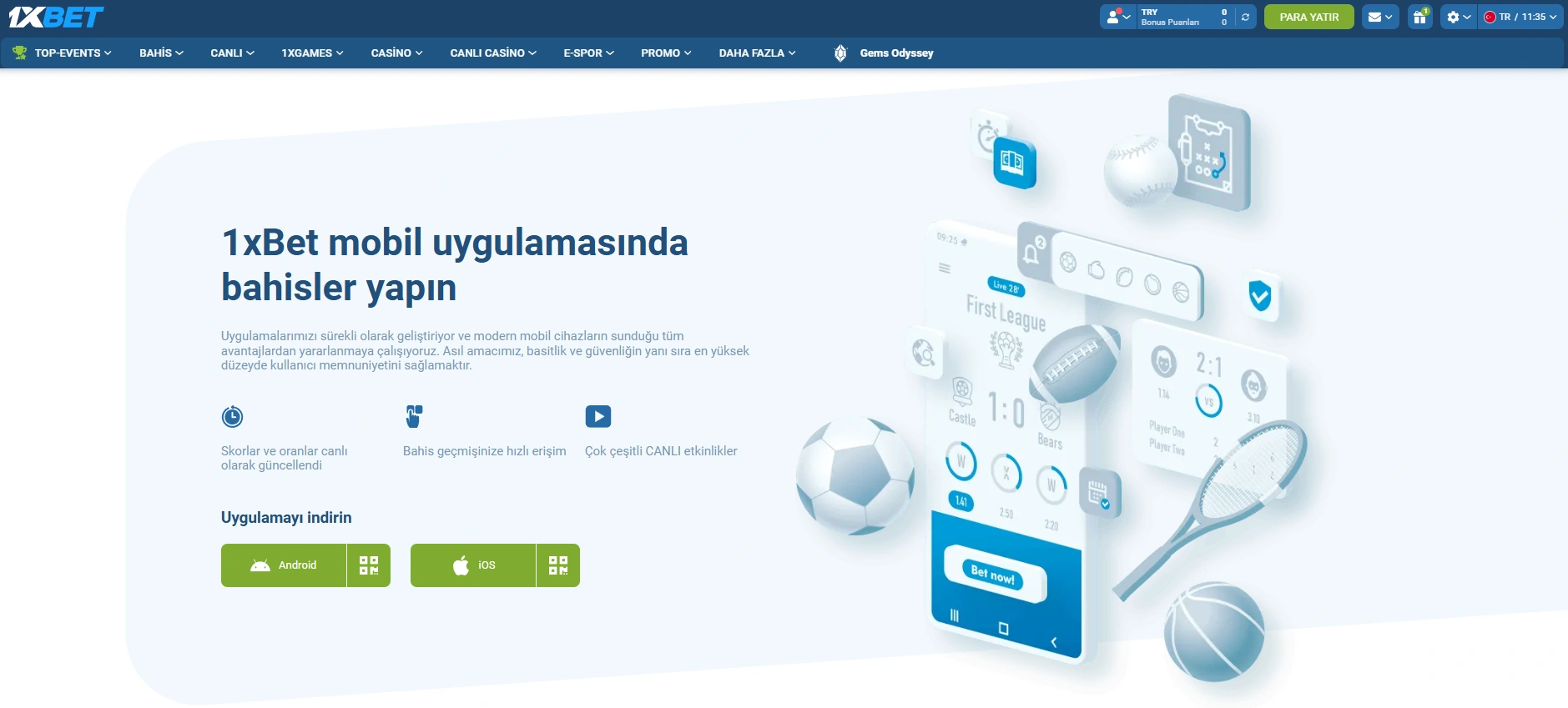 1xBet uygulaması size ne kazandırır?